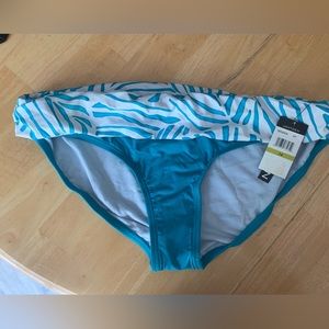 Jantzen bikini bottom size 14 turquoise & blue
